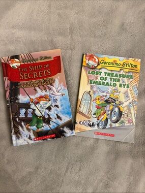 Geronimo Stilton Book Set - hard cover and soft cover